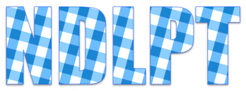 NDLPT Blue Plaid Sticker - Large