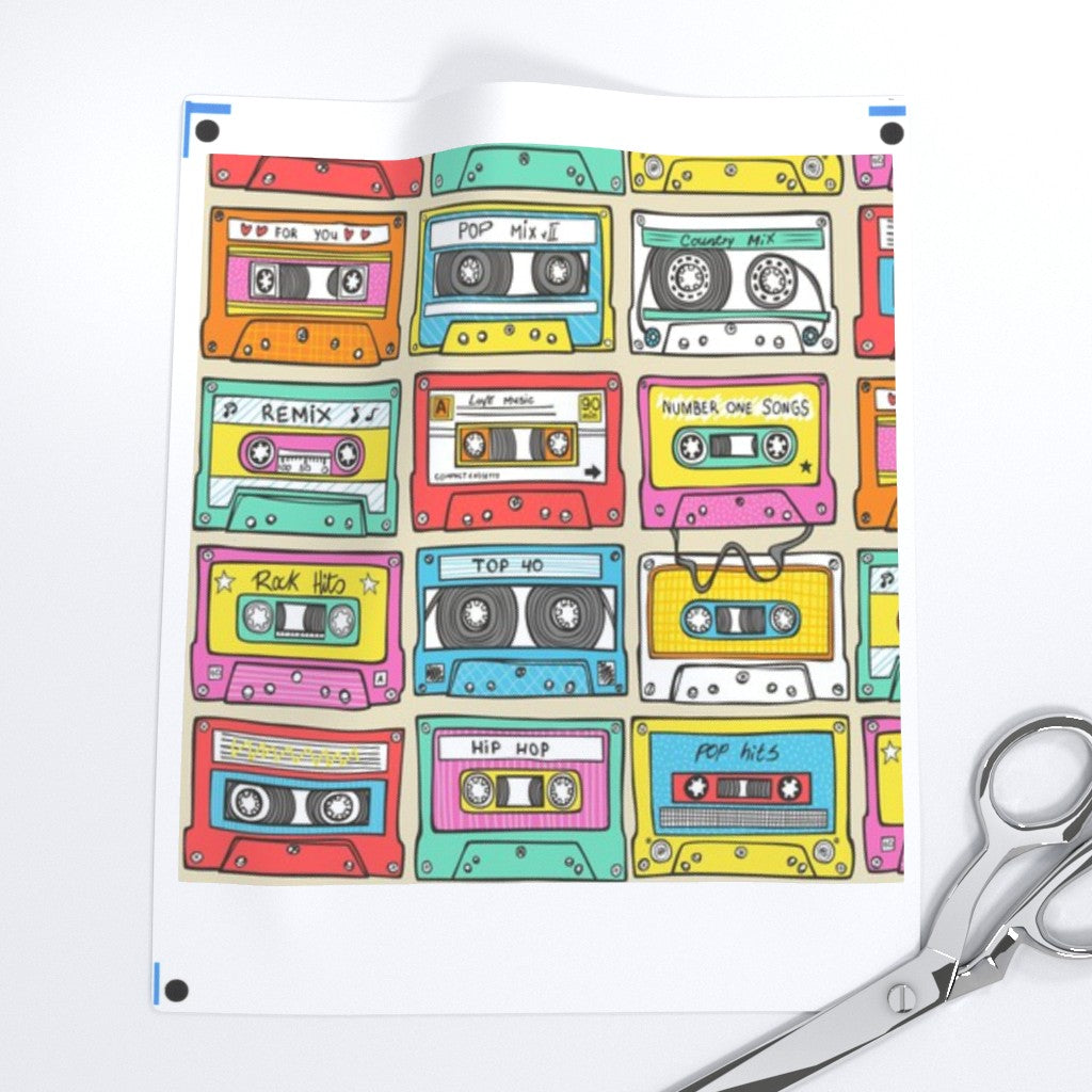 Retro Cassette Fabric