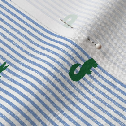 Striped Alligator Fabric