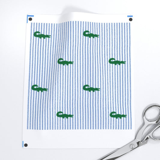 Striped Alligator Fabric