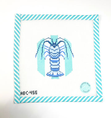 Florida Lobster Round - Blue - Atlantic Blue Canvas
