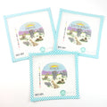Safari Travel Round - Customize! - Atlantic Blue Canvas