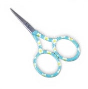 Blue and White Flower Scissors - Atlantic Blue Canvas