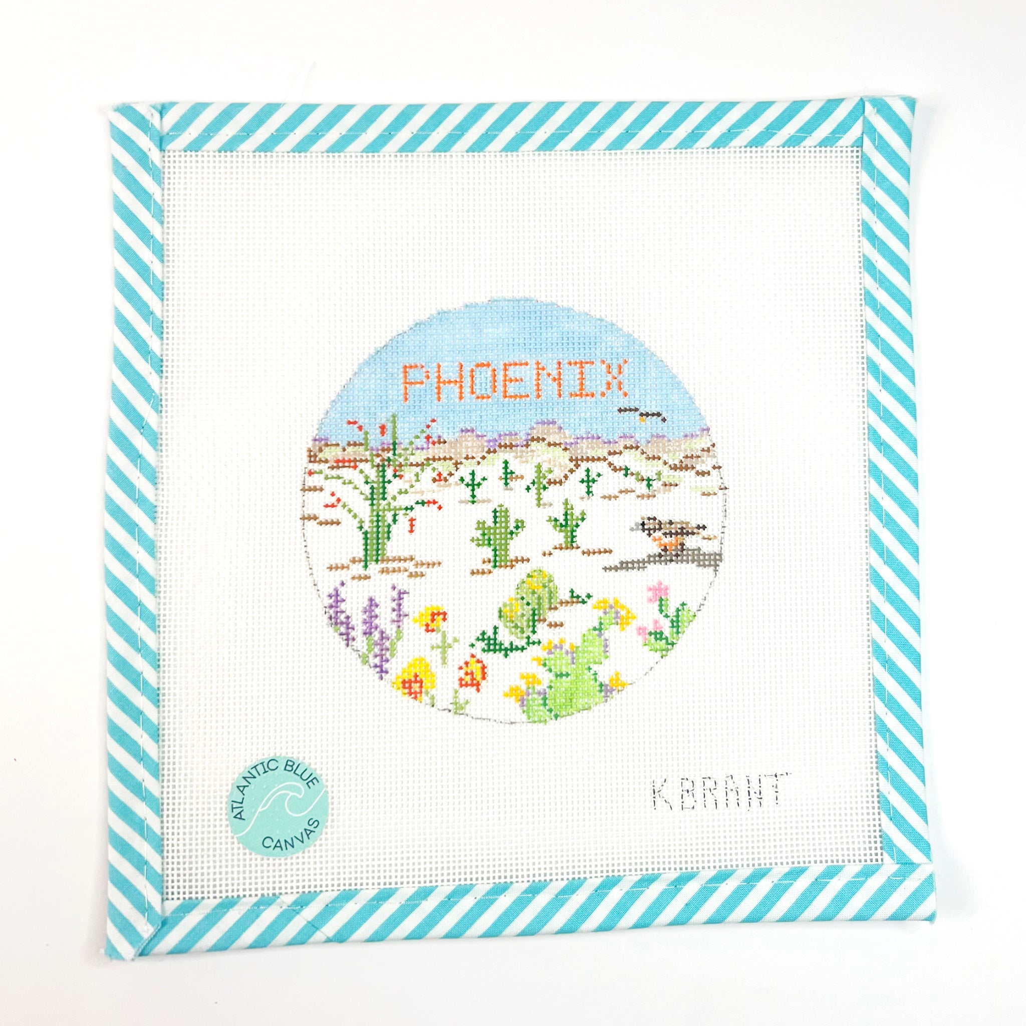 Phoenix Travel Round - Atlantic Blue Canvas