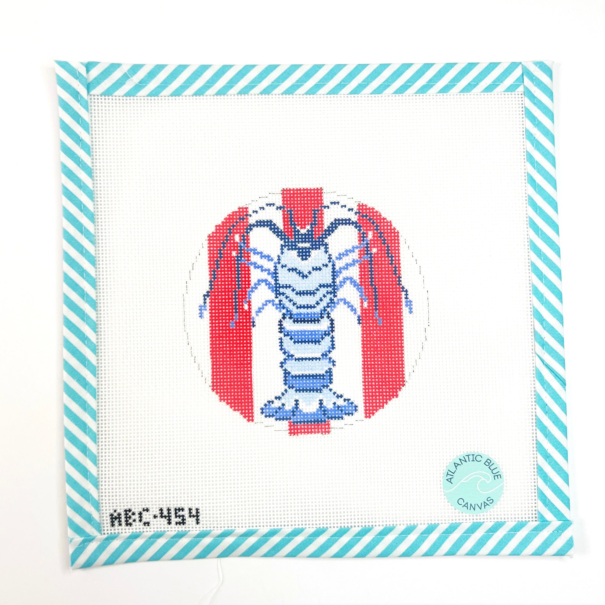 Florida Lobster Round - Red - Atlantic Blue Canvas
