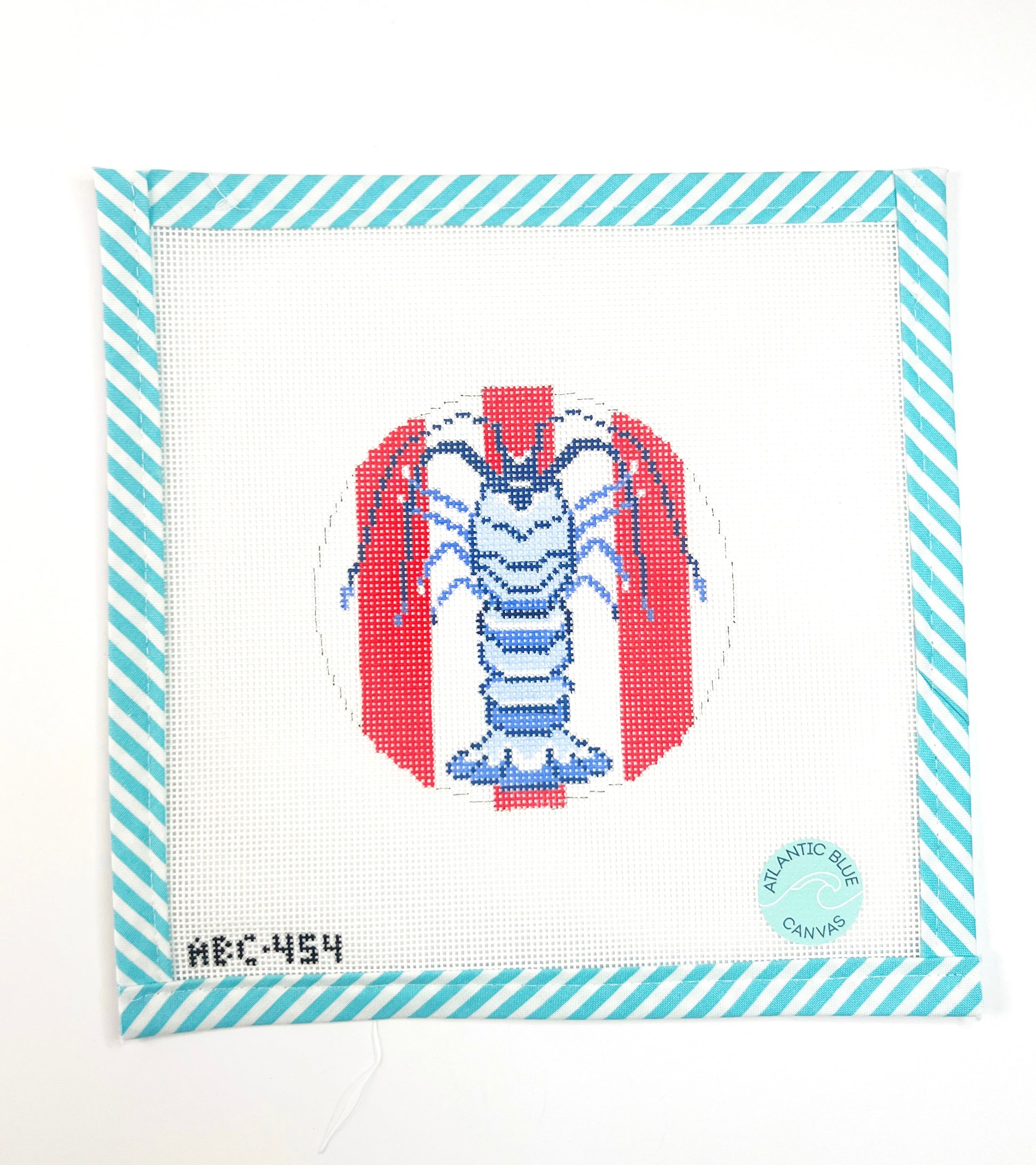 Florida Lobster Round - Red - Atlantic Blue Canvas