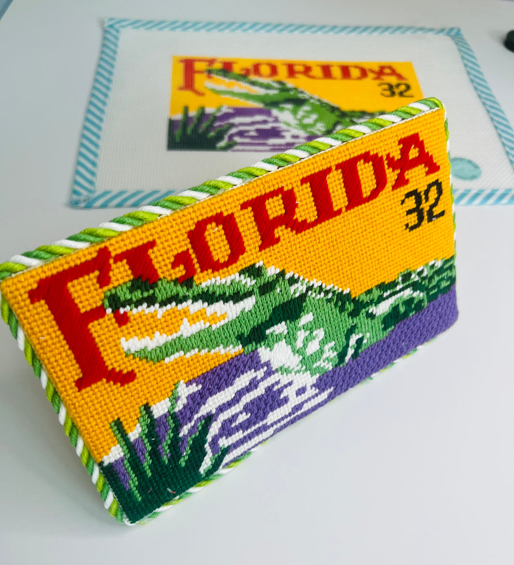 Florida Alligator: Stitch Guide - Atlantic Blue Canvas