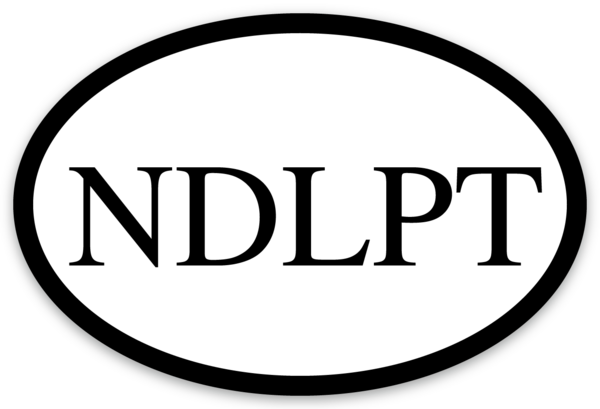 Oval NDLPT Sticker