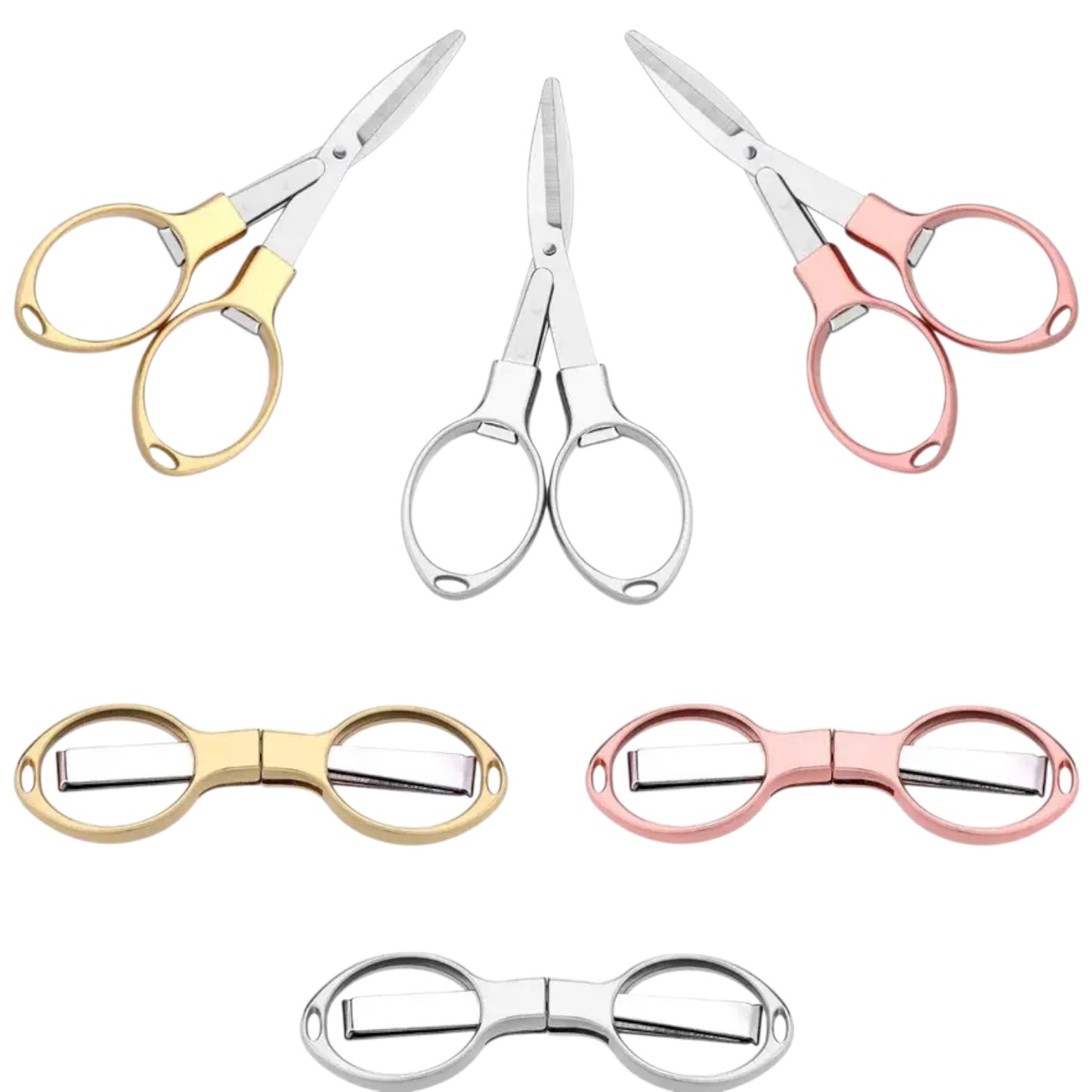 Rose Gold Mini Foldable Scissors