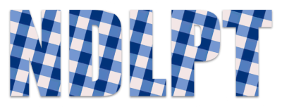 NDLPT Navy Plaid Sticker - Small