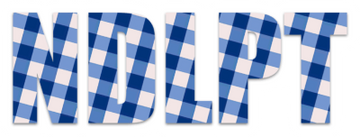 NDLPT Navy Plaid Sticker - Small