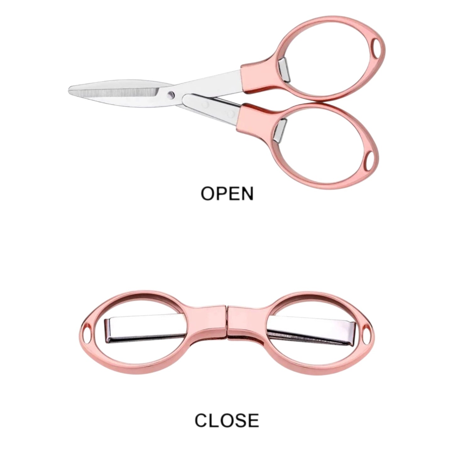 Rose Gold Mini Foldable Scissors