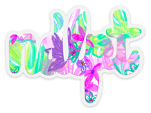 Load image into Gallery viewer, ndlpt Pink &amp; Green sticker - Small
