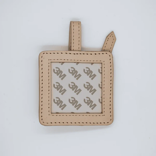 Self-Finishing Leather Bag Tag