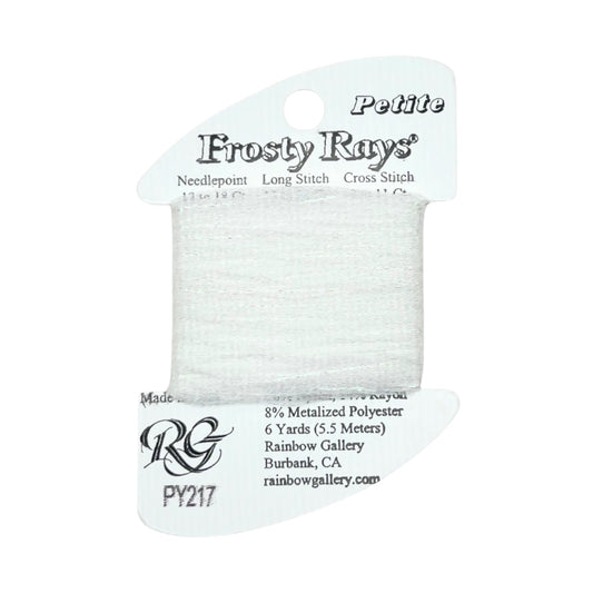 Petite Frosty Rays PY217 White Pearl