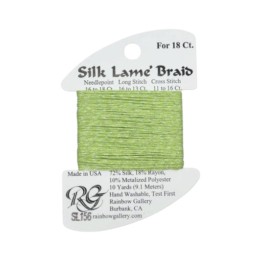 Silk Lame Braid SL156 Kiwi