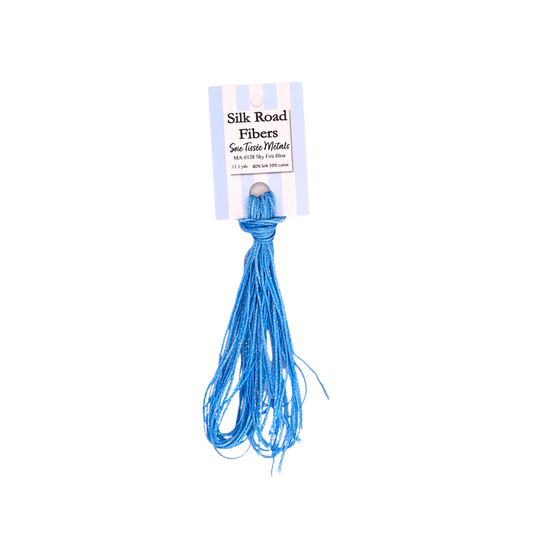 Silk Road Fibers - Sky Fire Blue