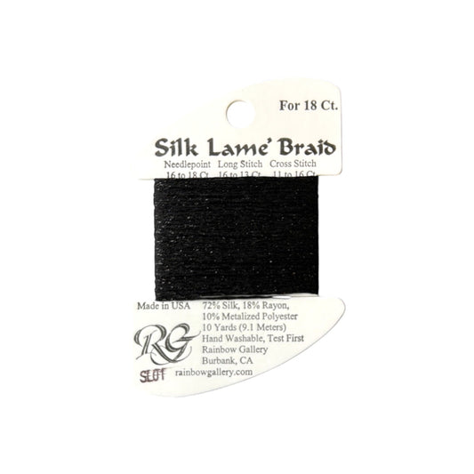 Silk Lame Braid SL01 Black