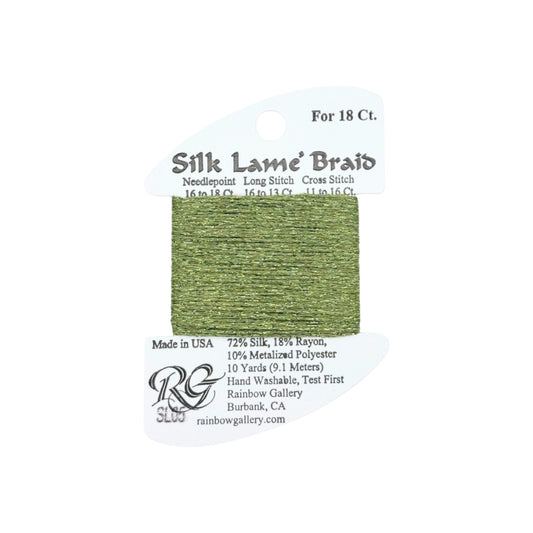 Silk Lame Braid SL05 Avocado