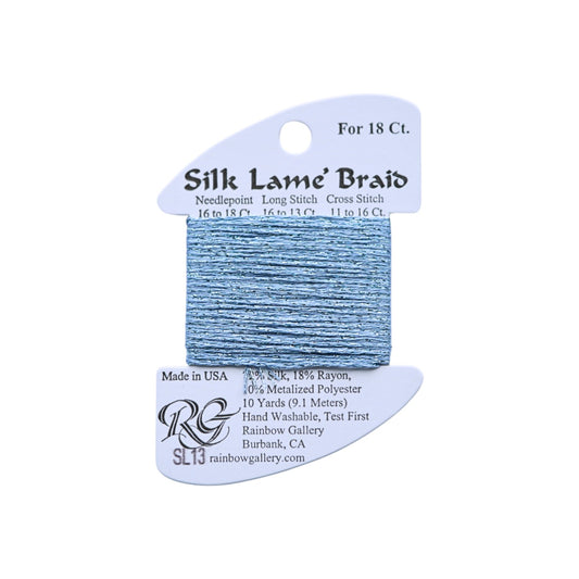 Silk Lame Braid SL13 Sky Blue