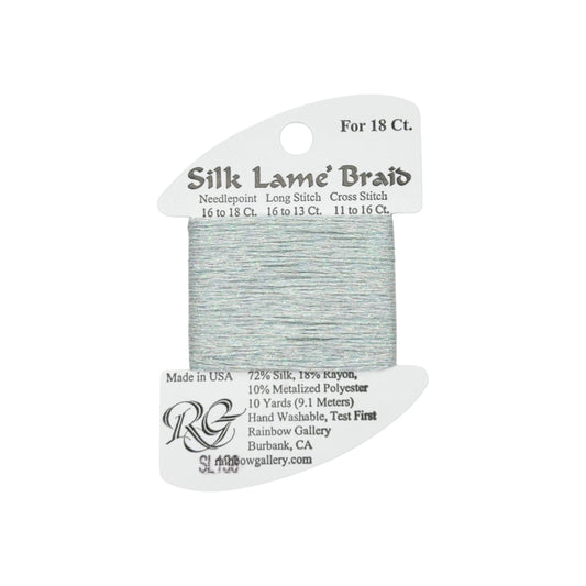 Silk Lame Braid SL138 Glacier