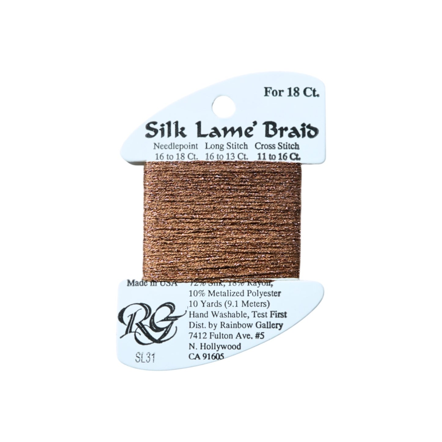Silk Lame Braid SL31 Copper