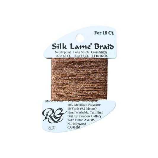 Silk Lame Braid SL31 Copper