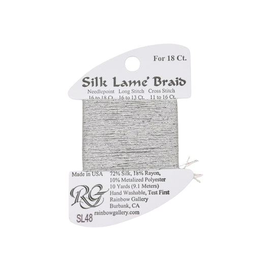 Silk Lame Braid SL48 Silver