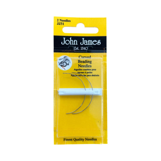John James Curved Beading Needles - (2 Pack)