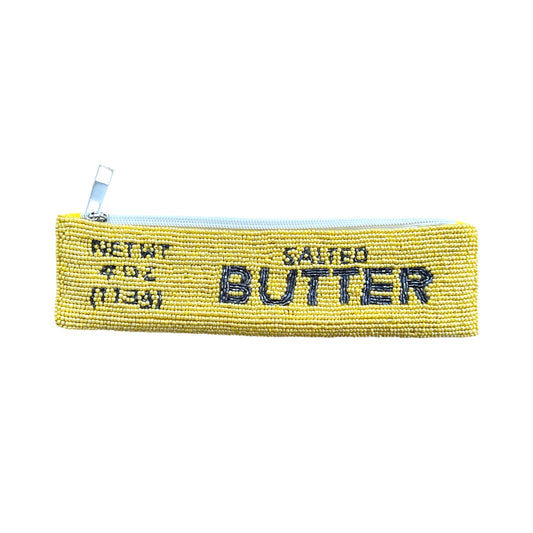 Butter Beaded Coin Wallet