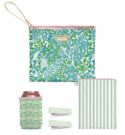 Lilly Pulitzer Throw Me a Line Beach Day Pouch