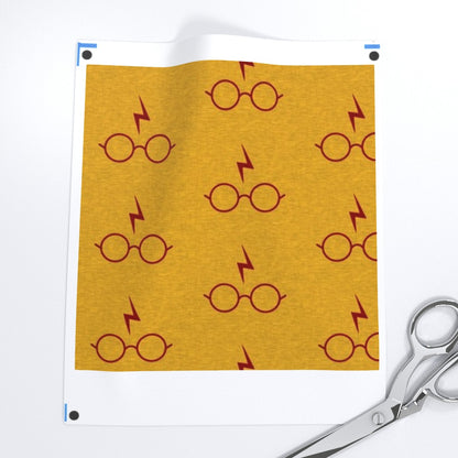 Yellow Glasses Fabric