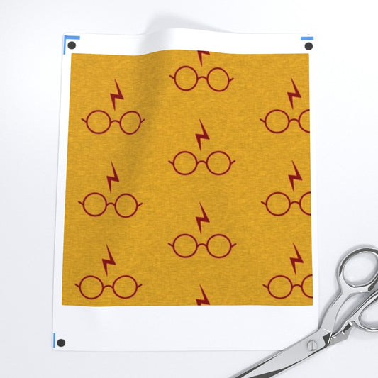 Yellow Glasses Fabric