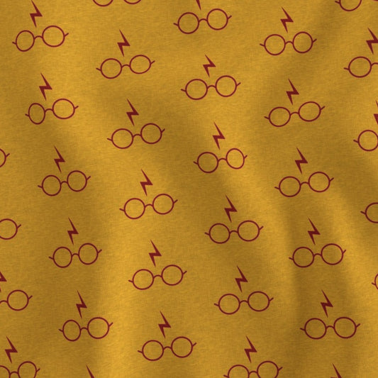 Yellow Glasses Fabric