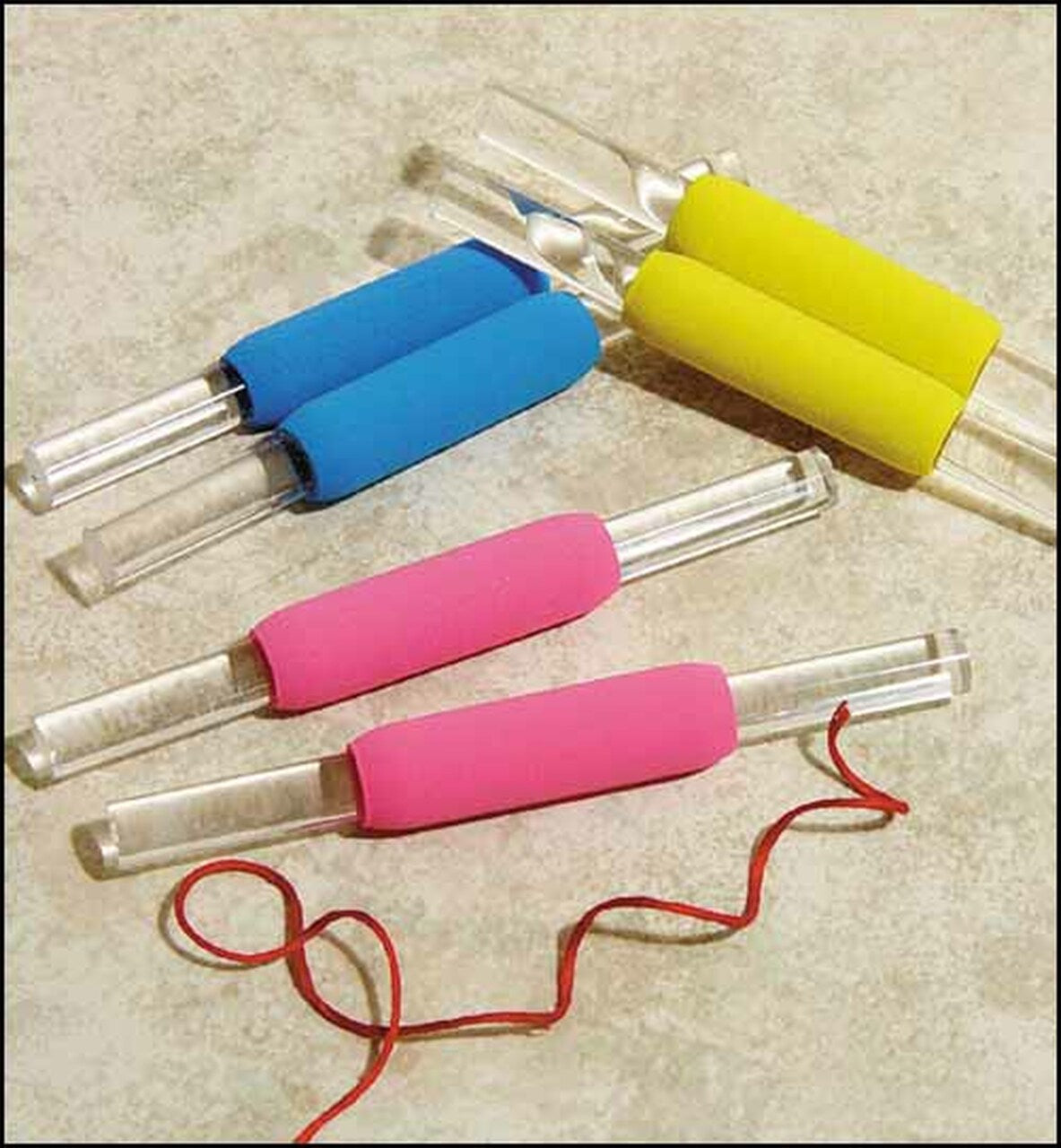 4" Foam Thread Straighteners - Atlantic Blue Canvas