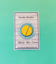 Load image into Gallery viewer, Tennis Ball Needle Minder - Atlantic Blue Canvas
