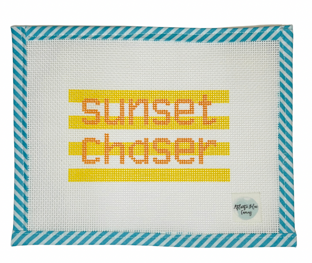 Sunset Chaser - Atlantic Blue Canvas