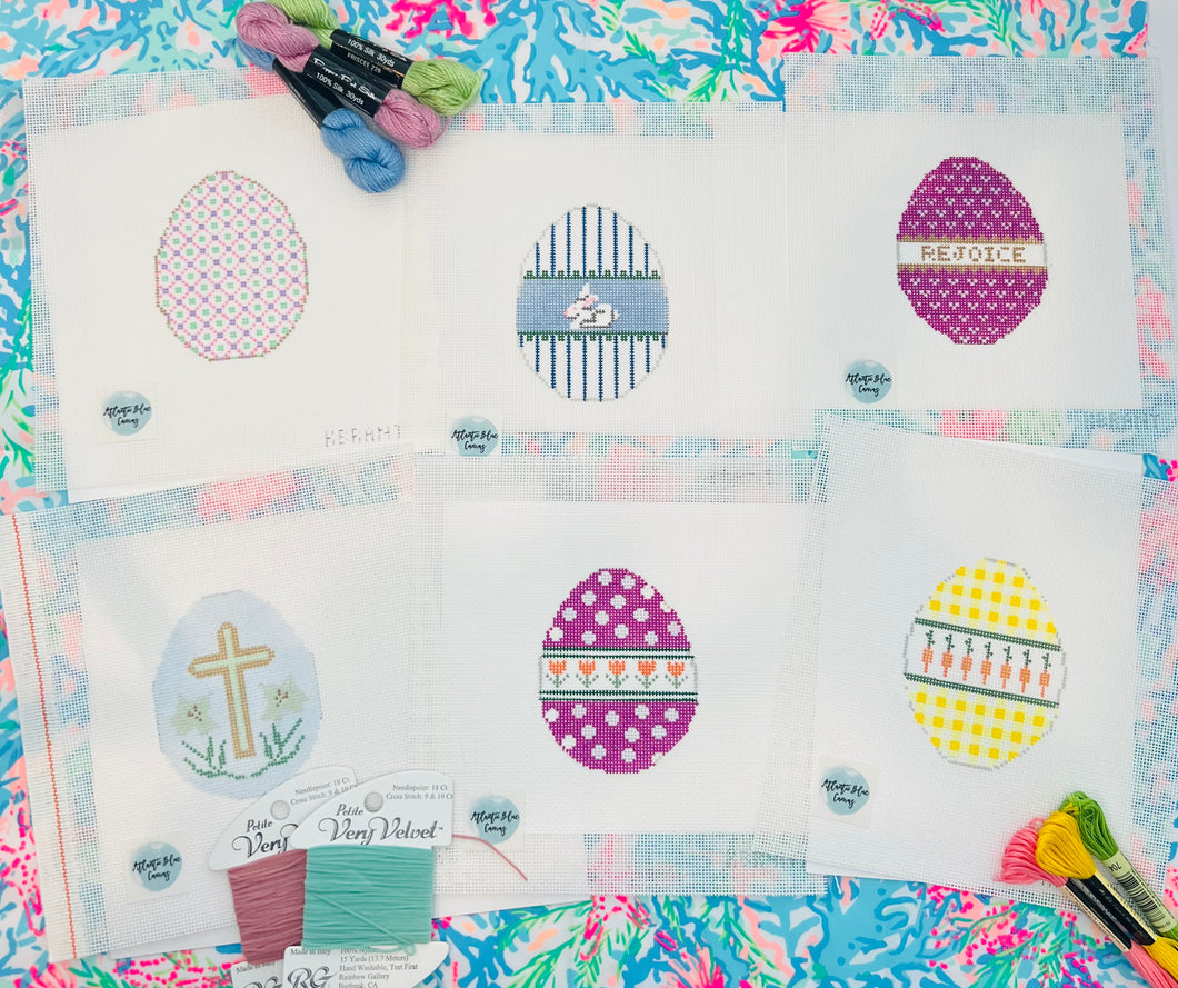 Easter Egg Series - 6 Canvases